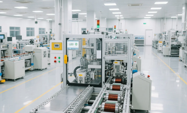 电机自动化生产车间图