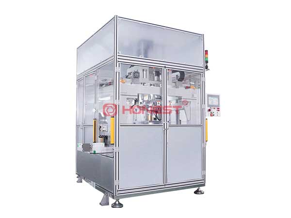 扁线定子免切平扭线机