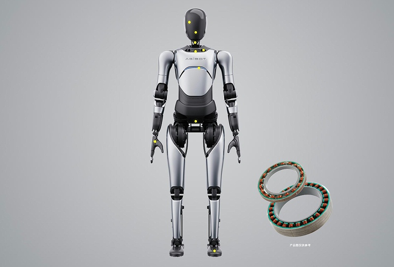 人形机器人+无框力矩电机