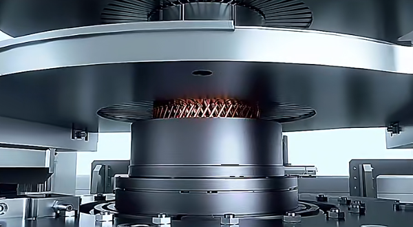 扁线电机定子扭头图