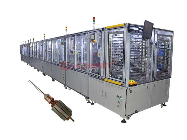 双飞叉转子绕线组装生产设备