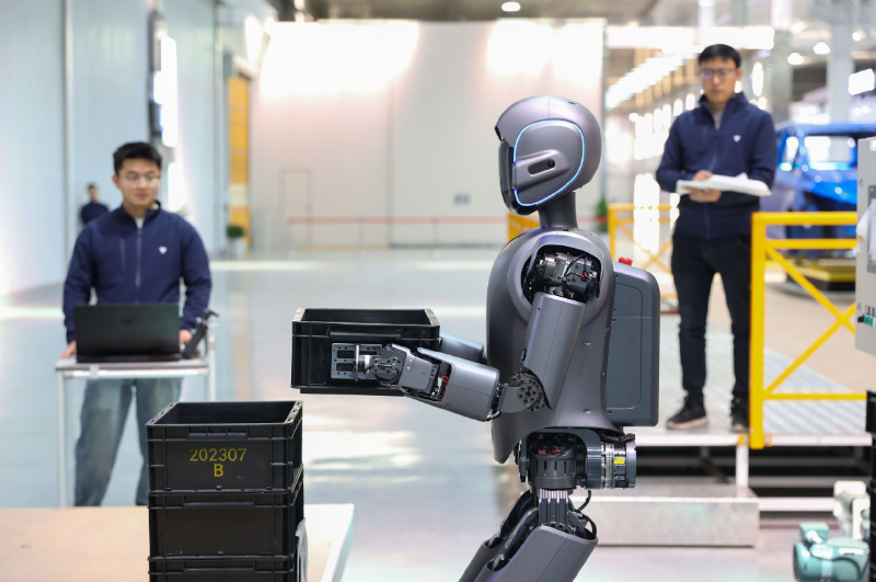 人形机器人工作状态 网图