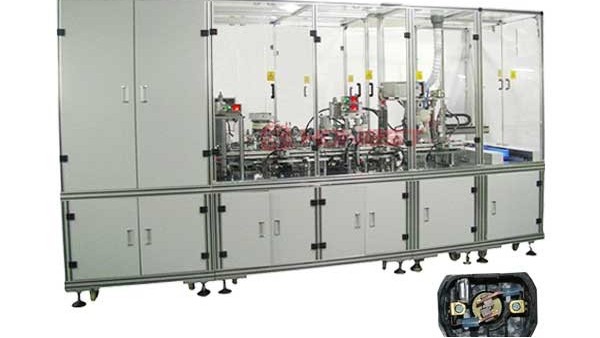 电机胶盖自动化组装设备送货到客户工厂