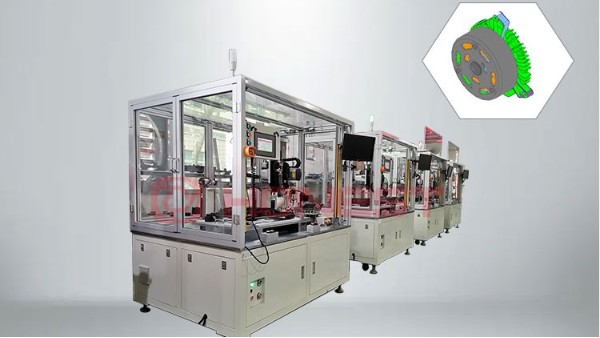 风扇电机组装生产线设备拆解