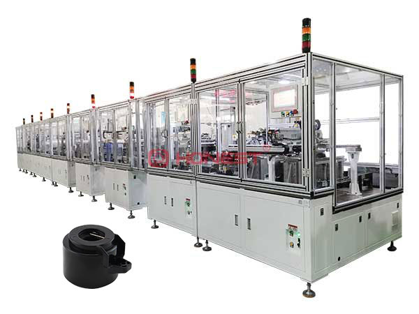 汽车刹车阀爪极永磁同步电机生产线