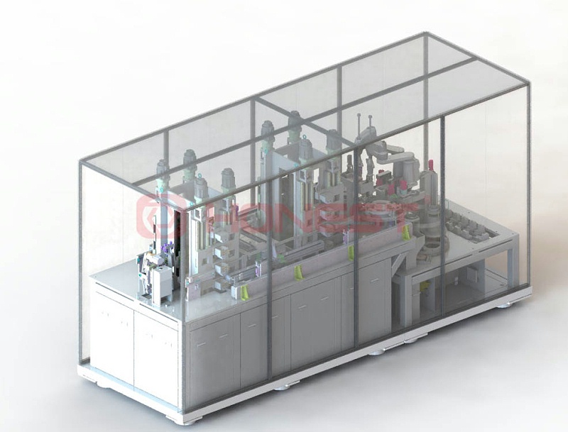双通道扁线电机制线机