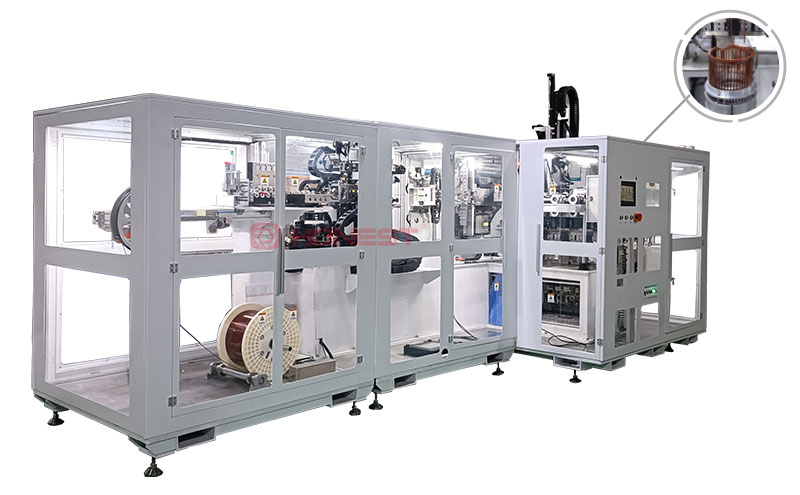 扁线电机定子自动制线机