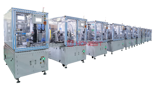 红桃国际无刷油泵电机全自动化装配生产线