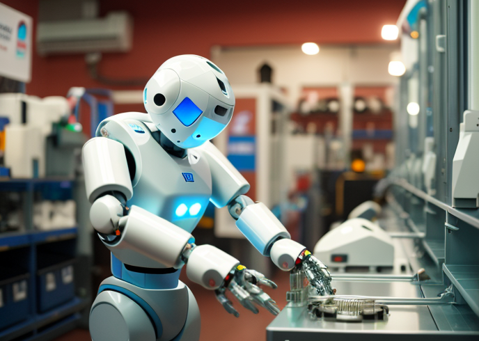 机器人电机装配生产线